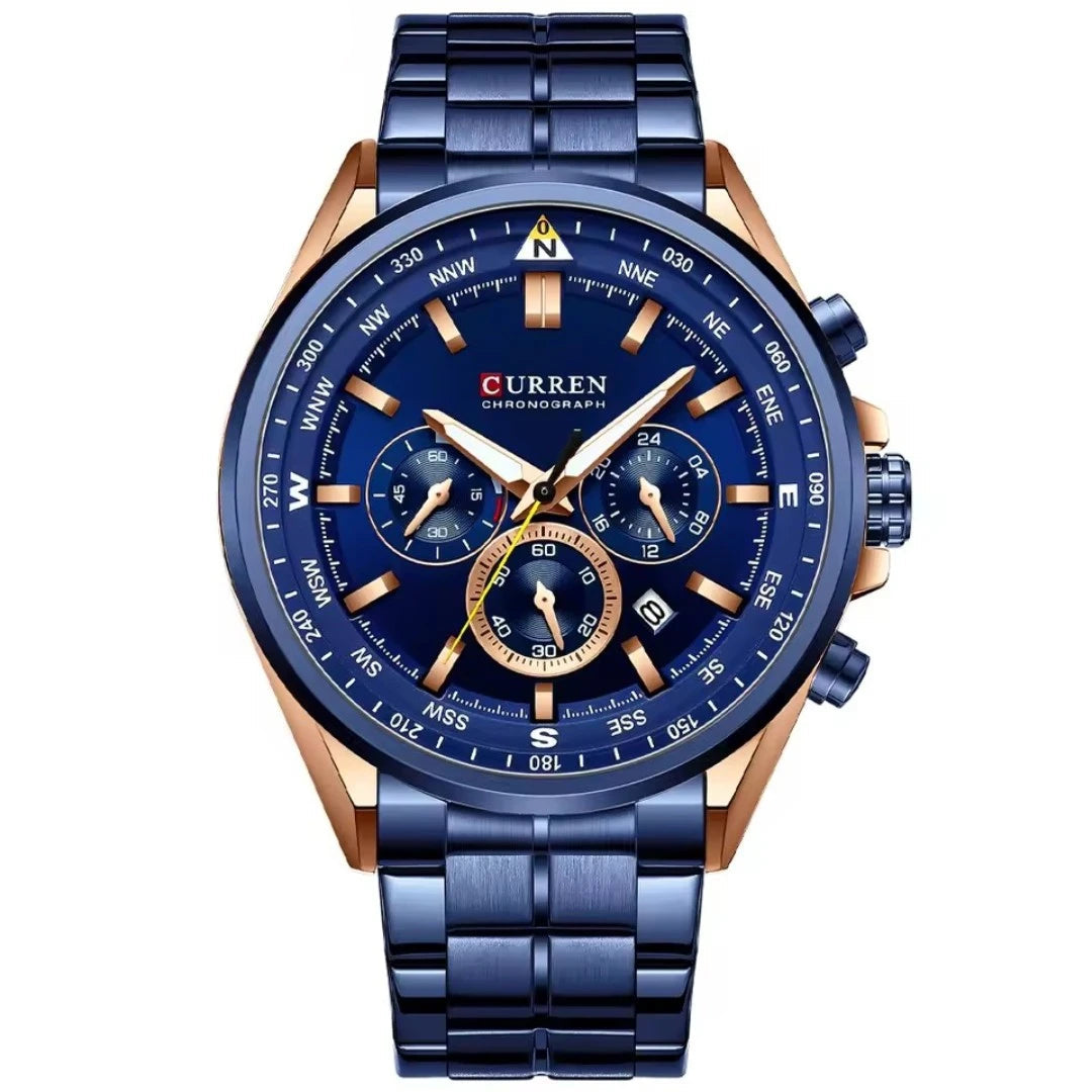Compass Men’s Watch - 48mm Rose Blue