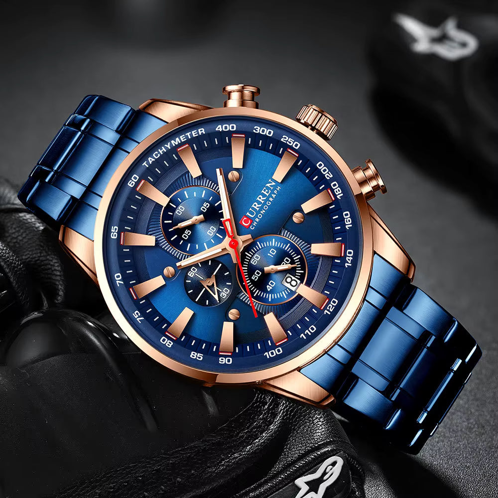Momentum Men’s Watch - 47mm Rose Blue