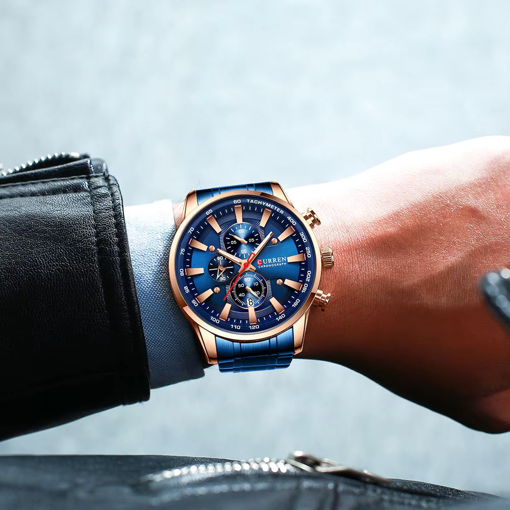 Momentum Men’s Watch - 47mm Rose Blue