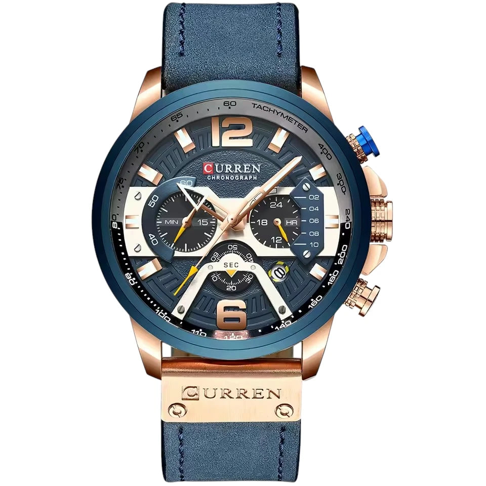 Denim Men’s Watch - 48mm Rose Blue