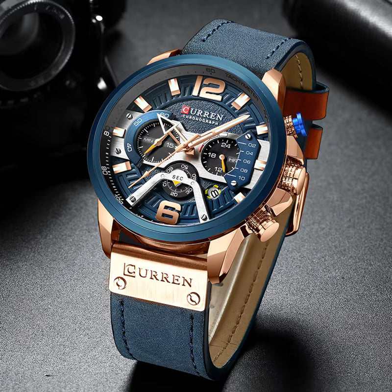 Denim Men’s Watch - 48mm Rose Blue