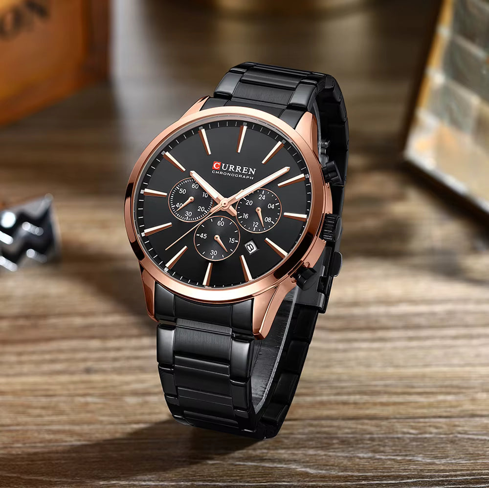 Prestige Men’s Watch - 45mm Rose Black