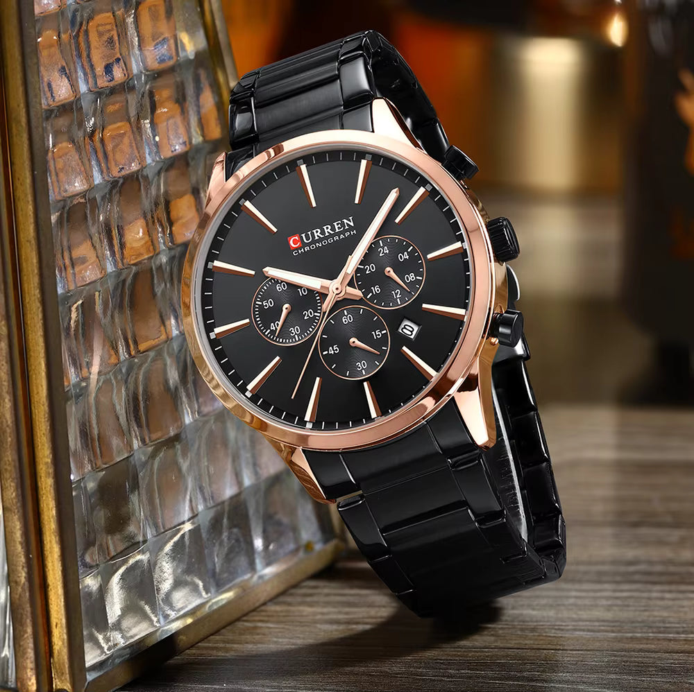 Prestige Men’s Watch - 45mm Rose Black