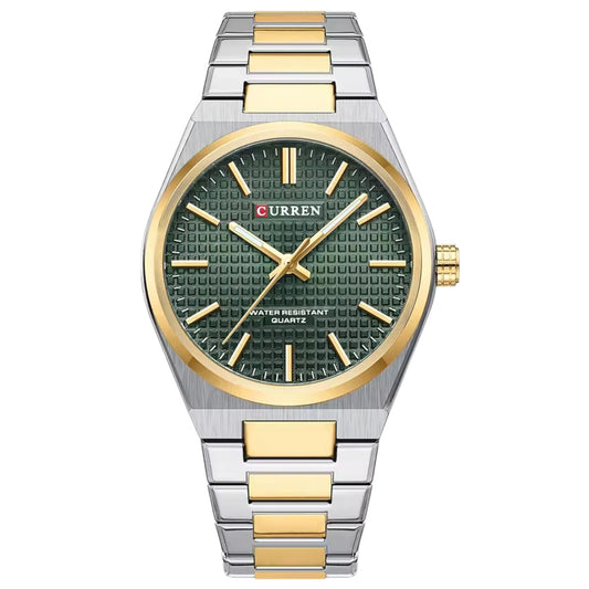 relogio-para-homem-savoy-silver-gold-green-fundo-branco